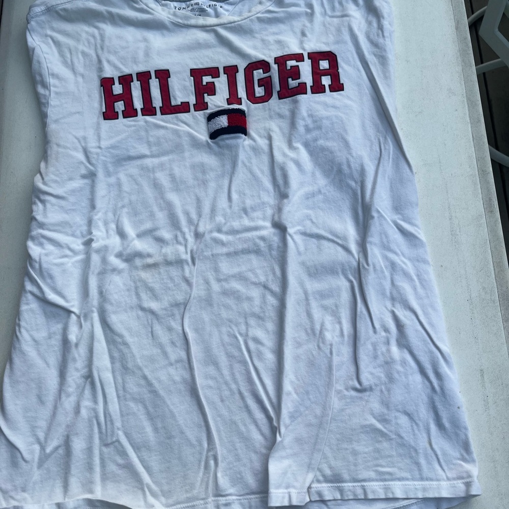 tommy hilfiger white tee